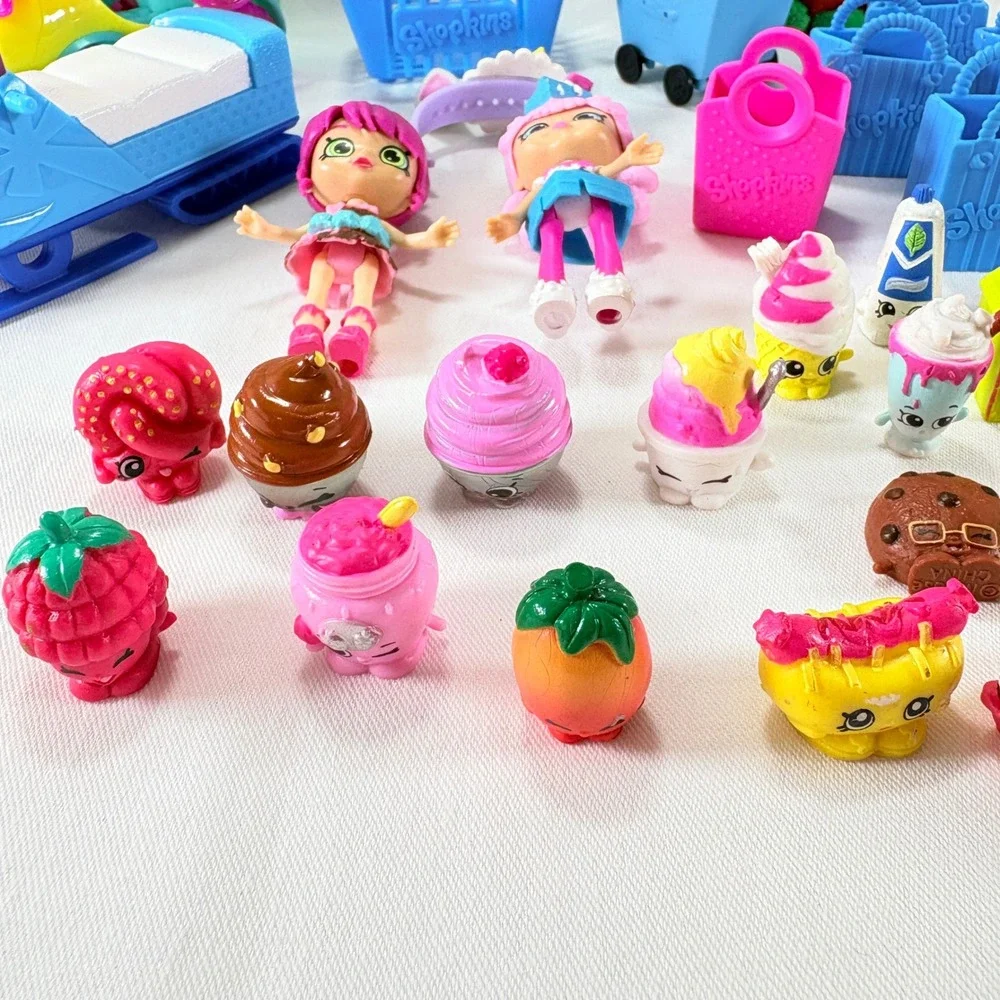 Shopkins Toy Mixed Lot‎ of 30+ Replacement Parts & Accessories